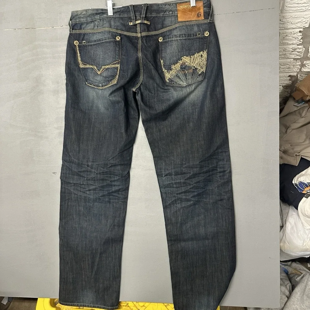 Vintage USA Guess Jeans Mens Size 38x30 Georges Marciano Style 10001-30 Distress
